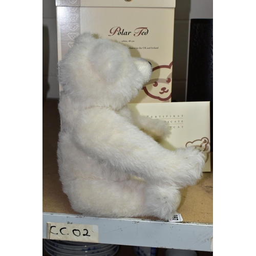 597 - A LIMITED EDITION STEIFF 'POLAR TED' TEDDY BEAR, a fully jointed bear, edition number 1747/2000 with... 