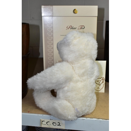 597 - A LIMITED EDITION STEIFF 'POLAR TED' TEDDY BEAR, a fully jointed bear, edition number 1747/2000 with... 