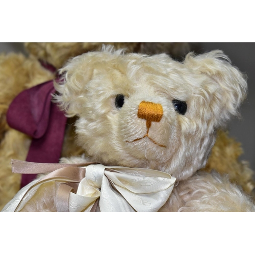 615 - TWO MERYTHOUGHT 'ALPHA-FARNELL' LIMITED EDITION TEDDY BEARS, comprising a 'Replica Alpha-Farnell Bea... 