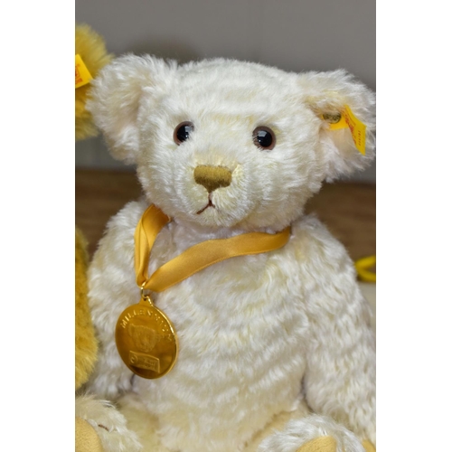 616 - STEIFF FOR DANDURY MINT, TWO LIMITED EDITION TEDDY BEARS, comprising 'The Millennium Bear', the join... 