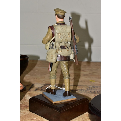 642 - A LARGE STADDEN COLLECTION MILITARY FIGURE, of an Private of 'the Buffs (East Kent Regiment) Marchin... 