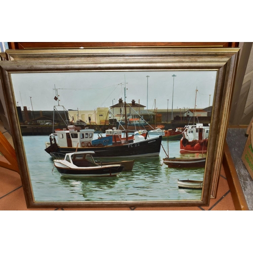 666 - ELEVEN MARITIME / BOATING THEMED OILS AND ACRYLICS, to include William Henry Stockman (British 1935-... 