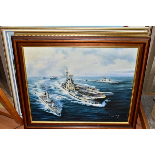 666 - ELEVEN MARITIME / BOATING THEMED OILS AND ACRYLICS, to include William Henry Stockman (British 1935-... 