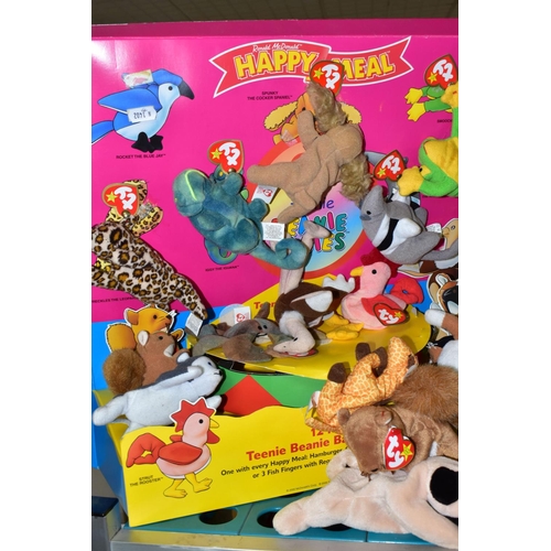 681 - A COLLECTION OF ASSORTED TY BEANIE BABIES, to include McDonalds American Trio and other McDonalds Ha... 