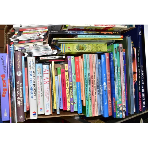 682 - CHILDREN'S BOOKS, nine boxes containing a large collection of mostly Children's Publications in hard... 