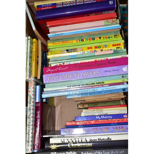 682 - CHILDREN'S BOOKS, nine boxes containing a large collection of mostly Children's Publications in hard... 