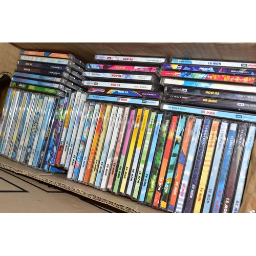 688 - MUSIC TAPES & CDS, five boxes containing approximately 100 music tapes including some blank tapes, g... 