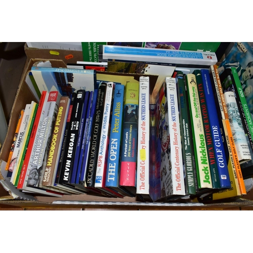 700 - BOOKS & MAGAZINES, four boxes containing over 100 titles in hardback and paperback formats, three bo... 