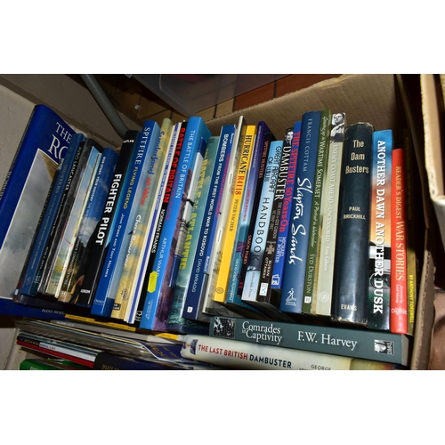 700 - BOOKS & MAGAZINES, four boxes containing over 100 titles in hardback and paperback formats, three bo... 