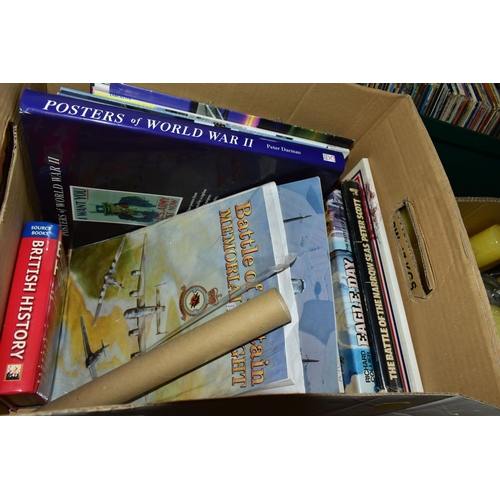 700 - BOOKS & MAGAZINES, four boxes containing over 100 titles in hardback and paperback formats, three bo... 