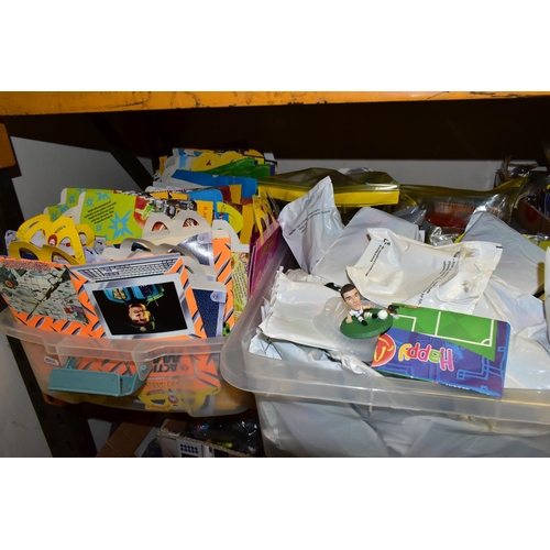 740 - FOUR BOXES AND LOOSE McDONALDS HAPPY MEAL TOYS AND EPHEMERA, to include mostly sealed packs, Winnie ... 