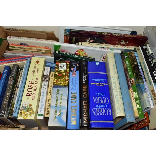 752 - BOOKS, seven boxes containing over 200 titles in hardback and paperback formats, mostly concerning t... 