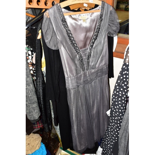 753 - A QUANTITY OF VINTAGE AND MODERN LADIES CLOTHING,  approximately eighty items of assorted ages from ... 