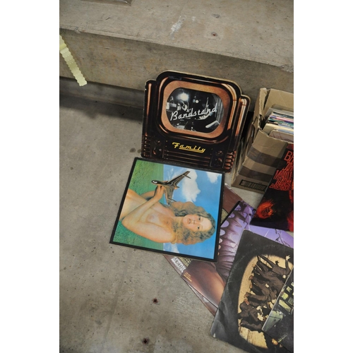 807 - A TRAY CONTAINING OVER THIRTY LPs including Band of Gypsies by Jimi Hendrix ( standard gatefold slee... 