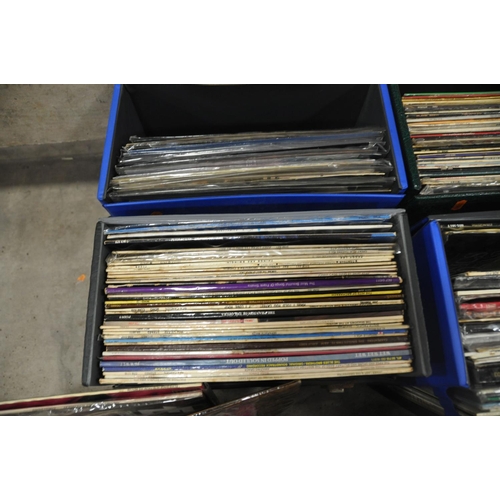 811 - FOUR RECORD CASES CONTAINING OVER ONE HUNDRED AND THIRTY LPs AND 12in SINGLES including A Hard Day's... 