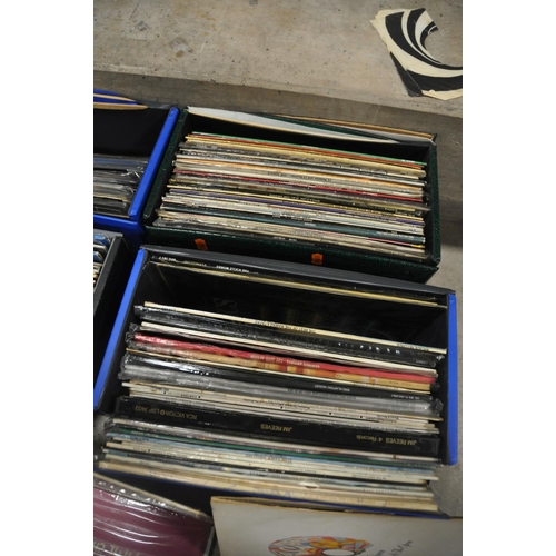 811 - FOUR RECORD CASES CONTAINING OVER ONE HUNDRED AND THIRTY LPs AND 12in SINGLES including A Hard Day's... 