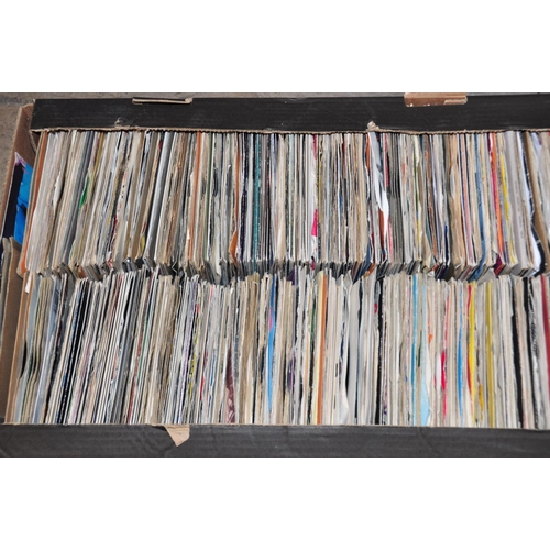 823 - A TRAY CONTAINING APPROX FOUR HUNDRED AND FIFTY 7in SINGLES including  Ricky Nelson, Simon and Garfu... 