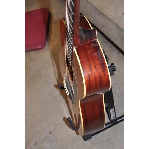 826 - A JOHNSON GUITARS J016 ACOUSTIC GUITAR with a solid Spruce top, mahogany back and sides, Rosewood Fi... 