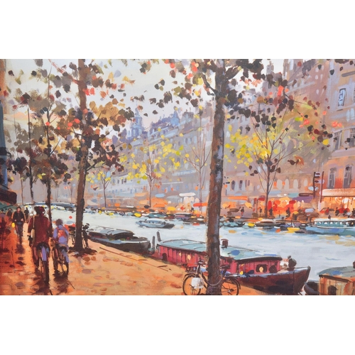 302 - HENDERSON CISZ (BRAZIL 1960) 'CAFE LIFE AMSTERDAM', a signed limited edition print depicting an Amst... 