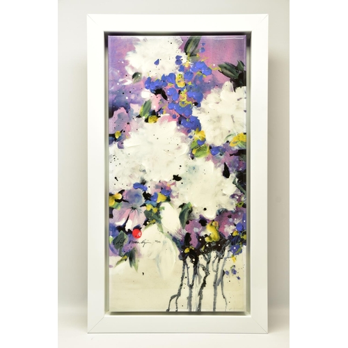 324 - DANIELLE O'CONNOR AKIYAMA (CANADA 1957) 'POSTERITY I', a limited edition print of blossoms 53/195, s... 