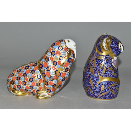 353 - TWO ROYAL CROWN DERBY PAPERWEIGHTS, comprising a 'Koala', height 11cm, date cypher 1989, introduced ... 