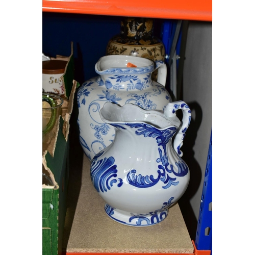 415 - SIX BOXES AND LOOSE CERAMICS, GLASS AND SUNDRY ITEMS, to include a sixteen piece Royal Worcester 'Wa... 