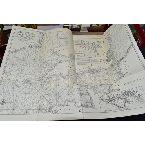 496 - BOOKS five titles comprising 'Great Britain's Coasting Pilots', Being a New and Exact Survey of the ... 