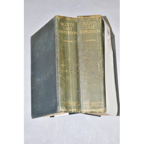 529 - SCOTT'S LAST EXPEDITION, Vols.1 & 2, American 1st Edition published by McClellend and Goodchild, Nov... 