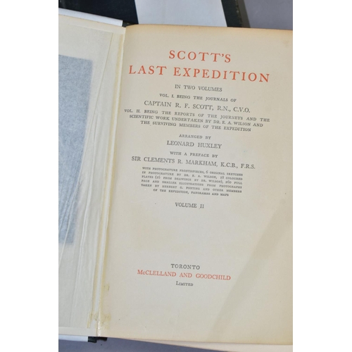 529 - SCOTT'S LAST EXPEDITION, Vols.1 & 2, American 1st Edition published by McClellend and Goodchild, Nov... 