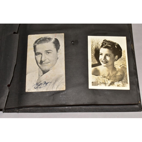 531 - FILM STAR SIGNED PHOTOGRAPHS in one album containing 120 photographs of some of the biggest Hollywoo... 