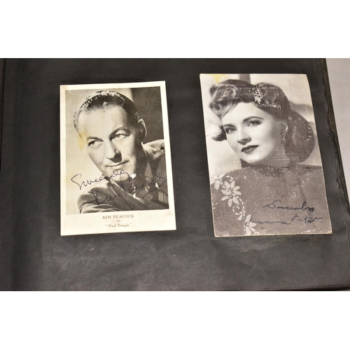 531 - FILM STAR SIGNED PHOTOGRAPHS in one album containing 120 photographs of some of the biggest Hollywoo... 