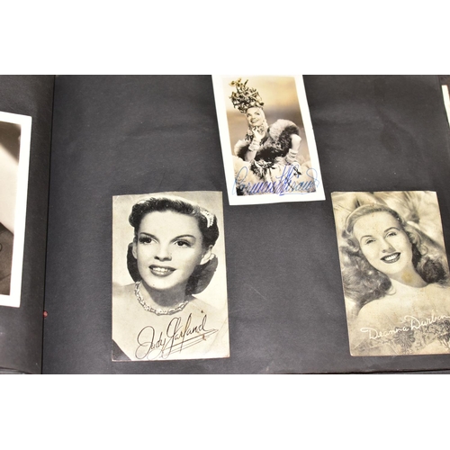 531 - FILM STAR SIGNED PHOTOGRAPHS in one album containing 120 photographs of some of the biggest Hollywoo... 