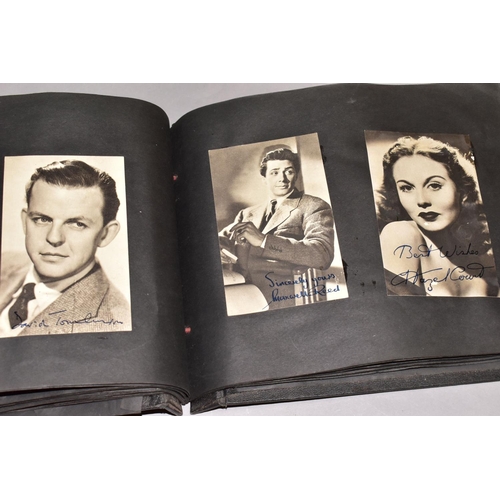 531 - FILM STAR SIGNED PHOTOGRAPHS in one album containing 120 photographs of some of the biggest Hollywoo... 