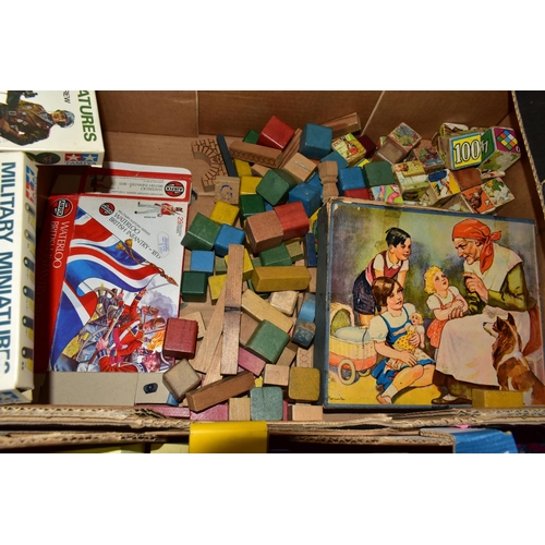 554 - A QUANTITY OF ASSORTED TOYS, to include boxed Subbuteo Fivesides set (contents not checked, box dama... 