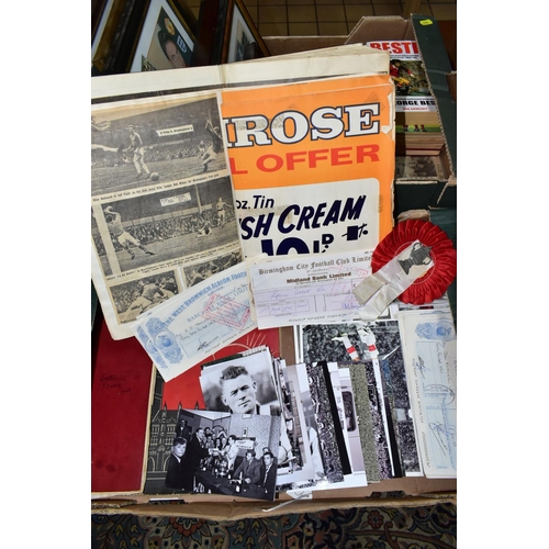 563 - FOOTBALL EPHEMERA, a large collection of miscellaneous Football related material to include twenty-n... 