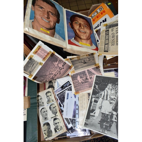 563 - FOOTBALL EPHEMERA, a large collection of miscellaneous Football related material to include twenty-n... 