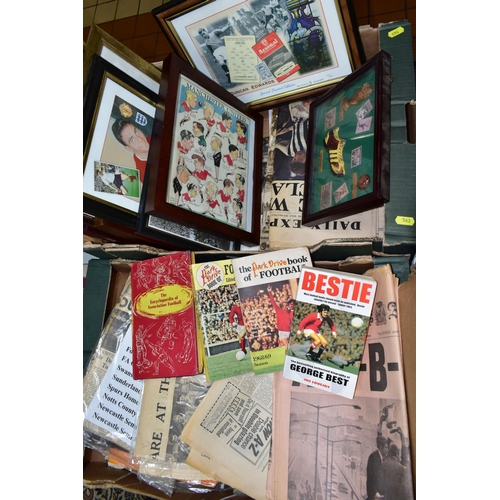 563 - FOOTBALL EPHEMERA, a large collection of miscellaneous Football related material to include twenty-n... 