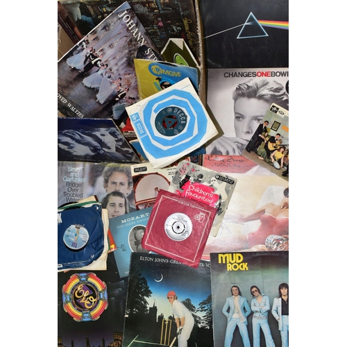 571 - LP & SINGLE RECORDS, a collection of thirty-two 33rpm LP records and twenty-two 45rpm single records... 