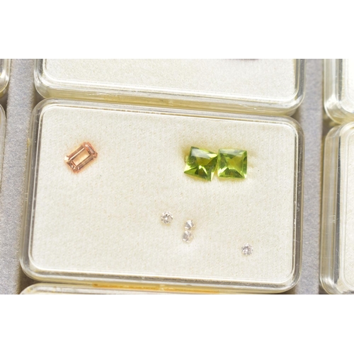 94 - A COLLECTION OF LOOSE GEMSTONES, to include an opal cabochon measuring approximately 16.6mm x 12.5mm... 