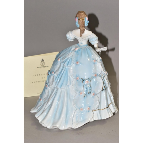 338 - A ROYAL WORCESTER LIMITED EDITION 'THE FIRST QUADRILLE' FIGURINE, for Compton & Woodhouse, numbered ... 