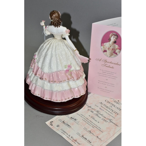 340 - A COALPORT LIMITED EDITION 'OLIVIA' FIGURINE, Coalport Heirloom Figurine of the Year 1997, for Compt... 