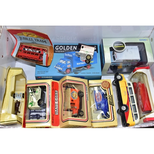 534 - DIECAST Models, nine individual vehicles from Corgi, Lledo, Oxford Commercials, etc, advertising sub... 