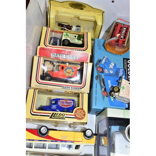 534 - DIECAST Models, nine individual vehicles from Corgi, Lledo, Oxford Commercials, etc, advertising sub... 