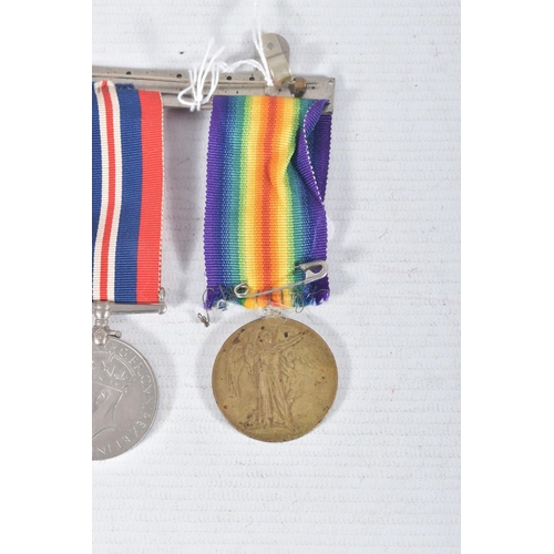 226 - VERY INTERESTING WW1 AND WW2 NIGERIAN MARINES MEDAL GROUP. consisting of a WW1 Victory medal named t... 