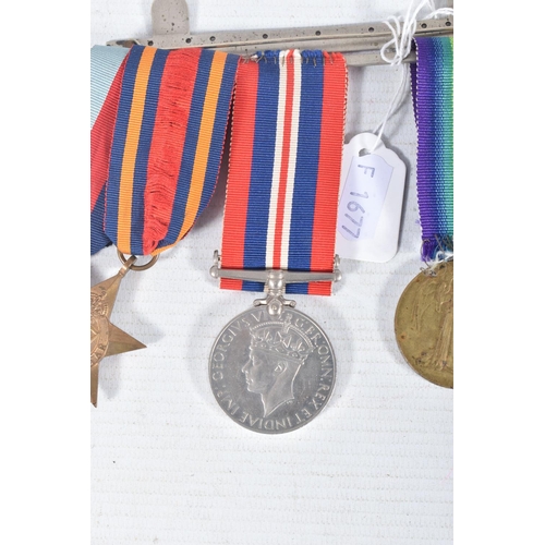 226 - VERY INTERESTING WW1 AND WW2 NIGERIAN MARINES MEDAL GROUP. consisting of a WW1 Victory medal named t... 