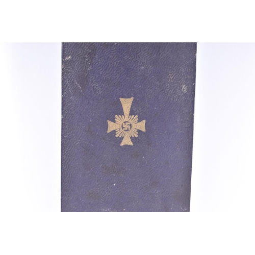 233 - WW2 GERMAN GOLD MOTHERS CROSS, this gold cross was to honour German mothers who gave birth and raise... 