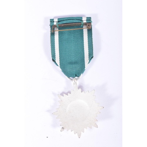 250 - FOUR EASTERN PEOPLES MEDALS, all four are 2nd class, have various ribbons and were established in 19... 