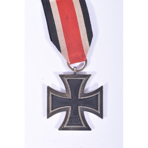 252 - FOUR GERMAN IRON CROSSES, to include a WWI first class iron cross, a 2nd class WWI iron cross and tw... 