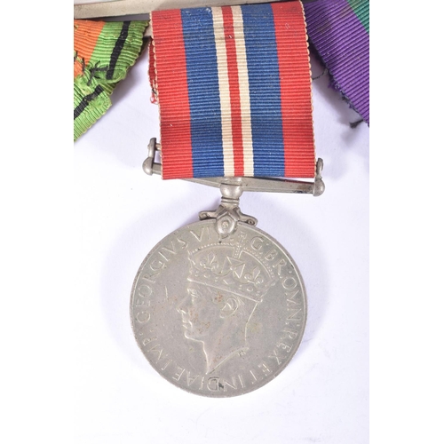 263 - A WWII AND GEORGE VI RAF GENERAL SERVICE MEDAL GROUP, to include Prince of Wales in vesture coins/me... 