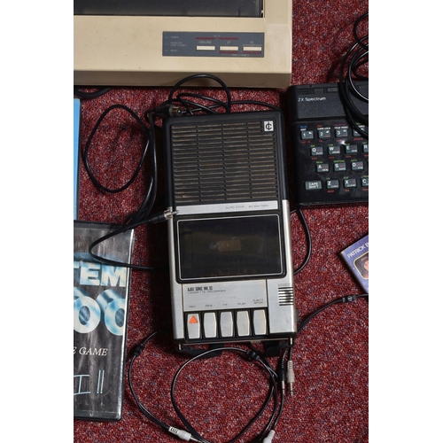 137 - ZX SPECTRUM 48K COMPUTER, CITIZEN 120D+ PRINTER AND A QUANTITY OF GAMES, games include  Starglider, ... 